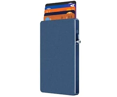 Dėklas Musthavz MagSlider Magnetic Card Wallet holder,titanium mėlynas