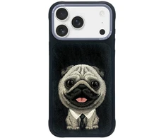 Dėklas NIMMY case BIG EYED PET 2.0 Dog for IPHONE 17 Pro Max juodas