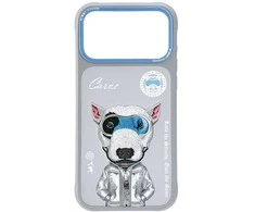 „Nimmy Cool&amp;Cute 2.0 Nag“ dėklas, skirtas „iPhone 17 Pro“ – pilkas