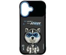 „Nimmy Cool&amp;Cute 2.0“ vilko formos dėklas, skirtas „iPhone 17“ - Juodas