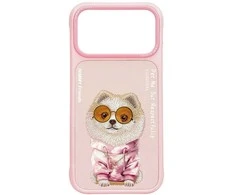 „Nimmy Glasses Cool“ dėklas, skirtas „iPhone 17 Pro“ – rožinis