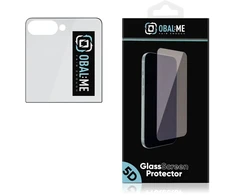OBAL:ME 5D Apsauginis stiklas Screen Protector skirtas Samsung Galaxy Z Flip 8 juodos spalvos