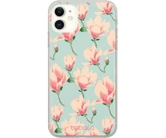 Dėklas su užrašu „BABACO FLOWERS 016 IPHONE 12 PRO MAX“ su mėtomis