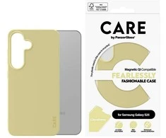 Dėklas PanzerGlass Fashion QI „Samsung Galaxy S25 Chardonnay“ „Panzer Glass CARE“