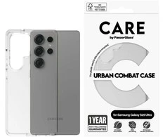 Panzer Glass CARE by PanzerGlass Flagship Case Urban Combat w. Skaidrus rėmelis Samsung Galaxy S25 Ultra, skaidrus