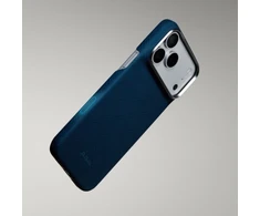 Dėklas PITAKA Edge Argyle MagSafe dėklas, skirtas iPhone 18 Pro Max / 17 Pro Max, vidurnakčio mėlyna