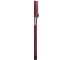 Dėklas PITAKA Edge Argyle MagSafe, skirtas iPhone 18 Pro Max / 17 Pro Max, bordo spalvos