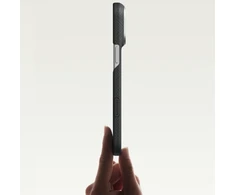Dėklas PITAKA Edge Argyle MagSafe, skirtas iPhone 18 Pro Max / 17 Pro Max, bazalto juodas