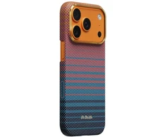 Dėklas PITAKA Edge dėklas California Dream 05 skirtas Apple iPhone 17 Pro sunset