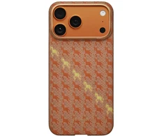 Dėklas PITAKA Happiness Rides Edge Dėklas MagSafe Apple iPhone 17 Pro Max amber