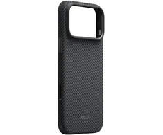 PITAKA Summa dėklas, skirtas iPhone 18 Pro Max / 17 Pro Max, juodas-pilkas