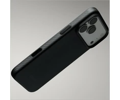 PITAKA Summa dėklas, skirtas iPhone 18 Pro / 17 Pro, juoda-pilka