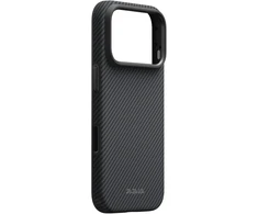 PITAKA Summa dėklas, skirtas iPhone 18 Pro / 17 Pro, juoda-pilka