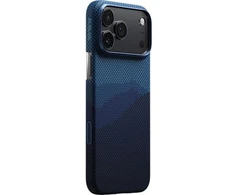 „Pitaka“ itin plonas dėklas, skirtas „Apple iPhone 17 Pro“, skirtas „virš horizonto“.