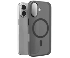 Puro „Lightfeel“ dėklas, skirtas „iPhone 17“, suderinamas su „MagSafe“ – skaidrus ir juodas