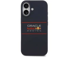 Dėklas Red Bull Raudona Bull Raudona Bull Silicone Horizontal Logo MagSafe for Apple iPhone 17 mėlynos spalvos