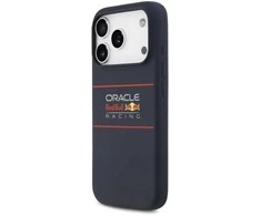 Dėklas Red Bull Raudona Bull Raudona Bull Silicone Horizontal Logo MagSafe for Apple iPhone 17 Pro Max mėlynos spalvos