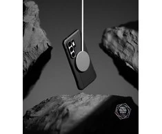 Dėklas Ringke Onyx Alfa Magnetic MagSafe Samsung Galaxy S26 Ultra juodos spalvos