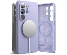 Dėklas Ringke Silicone Magnetic MagSafe Samsung Galaxy S26 Ultra Lavender