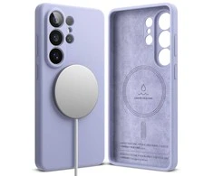Dėklas Ringke Silicone Magnetic MagSafe Samsung Galaxy S26 Ultra Lavender