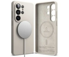 Dėklas „Ringke“ silikoninis magnetinis „MagSafe“ „Samsung Galaxy S26 Ultra“ akmuo