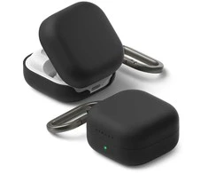 Dėklas Ringke Silicone Samsung Galaxy Buds 4 / 4 Pro juodos spalvos