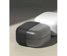 Dėklas Ringke Silicone Samsung Galaxy Buds 4 / 4 Pro juodos spalvos