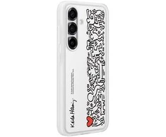 Dėklas Samsung Flipsuit Galaxy S25 baltos spalvos