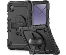 Dėklas Samsung Galaxy Tab A9+ 11.0 Tech-Protect Solid360 juodos spalvos