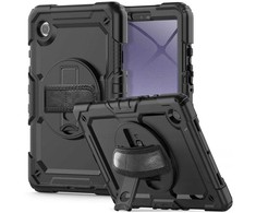 Dėklas Samsung Galaxy Tab A9 8.7 Tech-Protect Solid360 juodos spalvos