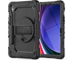 Dėklas Samsung Galaxy Tab S9 FE 10.9 Tech-Protect Solid360 juodos spalvos