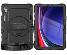 Dėklas Samsung Galaxy Tab S9 FE 10.9 Tech-Protect Solid360 juodos spalvos