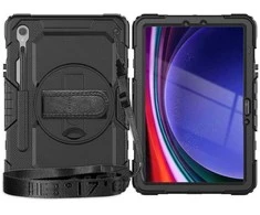 Dėklas Samsung Galaxy Tab S9 FE 10.9 Tech-Protect Solid360 juodos spalvos
