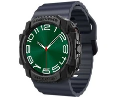 Dėklas Samsung Galaxy Watch 7 (44 mm) Spigen Rugged Armor Matte juodos spalvos