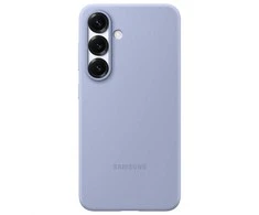 Samsung Galaxy S25 silikoninis dėklas su šviesa Mėlyna