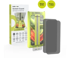 Ekrano apsauginės plėvelės Mobile Origin Screen Guard Privacy su lengvu aplikatoriumi, 2 vnt. – iPhone 18 Pro