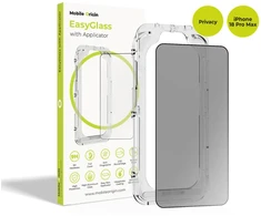 Ekrano apsauginės plėvelės Mobile Origin EasyGlass Privacy su aplikatoriumi iPhone 18 Pro Max