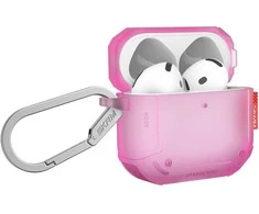 Dėklas Skinarma Mecha CE skirtas AirPods 4 fuchsia