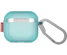 Dėklas Skinarma Mecha CE skirtas AirPods 4 turquoise