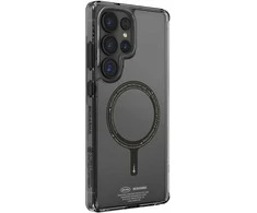 Dėklas Skinarma Saido MagSafe skirtas Samsung Galaxy S25 Ultra juodos spalvos