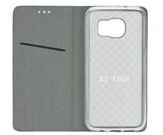 Dėklas Smart Magnet book Samsung Galaxy S21+ mėlynos spalvos
