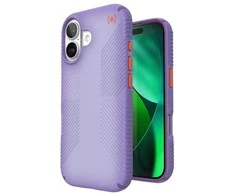 Dėklas Speck Presidio Lux Grip MagSafe - Apple iPhone 17 Case Violetinė Fade/Magic Violetinė/New Poppy