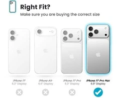 Dėklas Speck Presidio2 Grip MagSafe - Apple iPhone 17 Pro Max Case Deep Sea/Sidabrinis Metallic