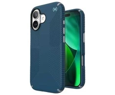 Dėklas Speck Presidio2 Grip MagSafe - Apple iPhone 17 Case Deep Sea/Sidabrinis Metallic