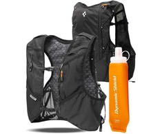 Spigen A721 Dynamic Shield Running Vest Active (M-L) + Soft Flask juodos spalvos