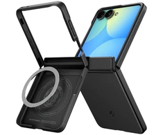Dėklas Spigen Air Fit Pro Mag MagSafe, skirtas Samsung Galaxy Z Flip8, juodos spalvos
