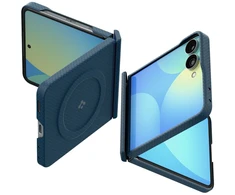 Dėklas Spigen AirSkin Aramid MagSafe Samsung Galaxy Z FLIP 8 NAVY