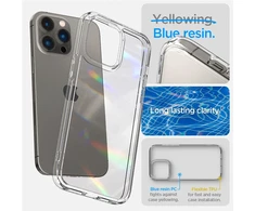 Dėklas „Spigen Crystal Hybrid“, krištolo skaidrumo – „iPhone 14 Pro Max“