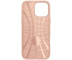 Dėklas „Spigen Liquid Air“, rožinio titano spalvos – „iPhone 16 Pro Max“