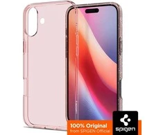Dėklas Spigen Liquid Crystal Glitter, Rose Quartz - iPhone 16